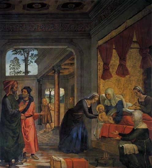 Juan de Borgona The Birth of the Virgin China oil painting art